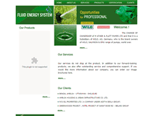 Tablet Screenshot of fluidenergysystem.com